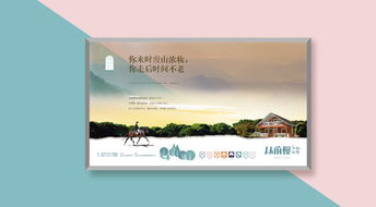 從前慢，墅見生活——別墅地產(chǎn)品牌VI設(shè)計發(fā)布廣告